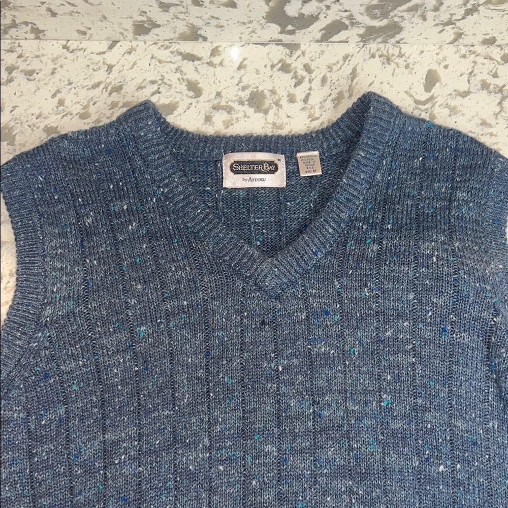 Blue Men's Sweater Vest